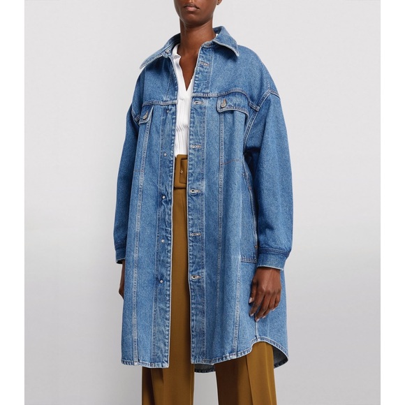 NWOT MM6 Maison Margiela Oversized Denim Jacket - Picture 14 of 16